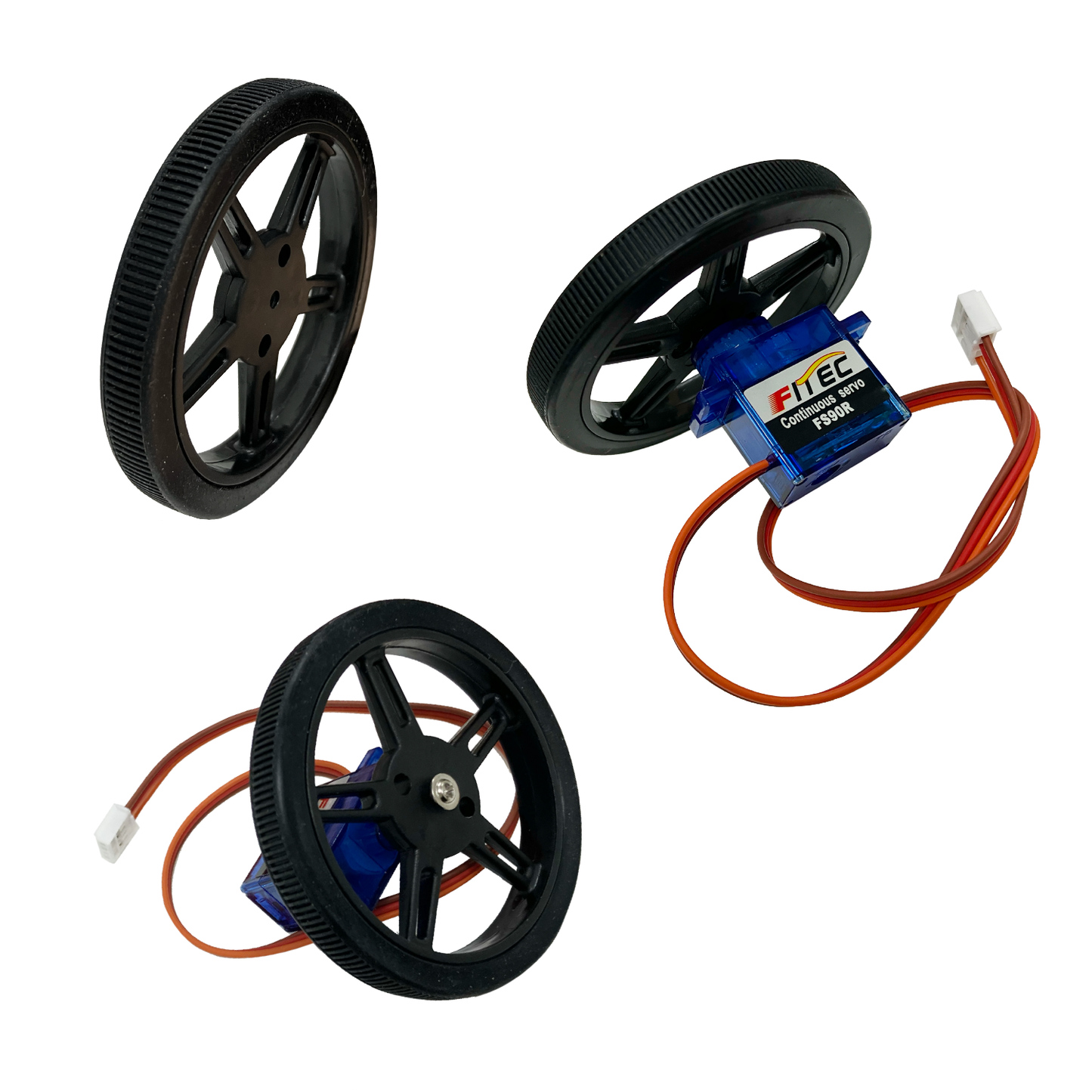 連続回転サーボモーター用タイヤ