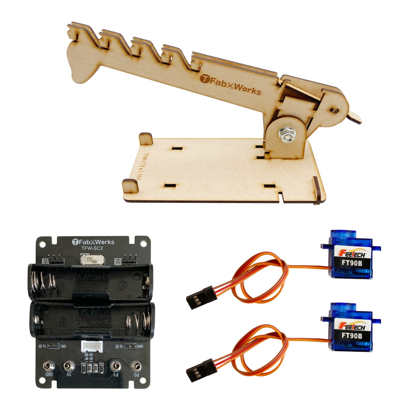 Giraffe Catapult Servo Motor Set